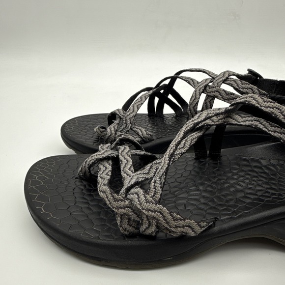Chaco Womens SZ 7  Updraft EcoTread X2 Outdoor Sandals Black Waves  (J105182) - Picture 15 of 16